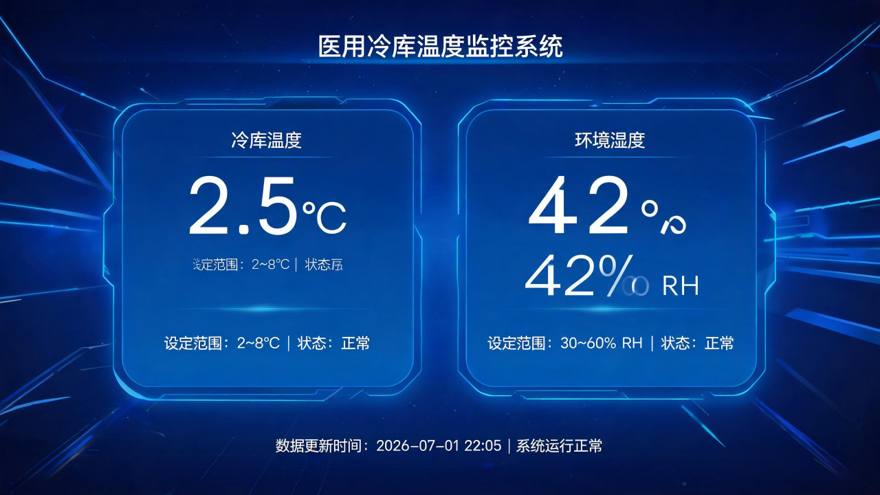 医用冷库温度监控系统