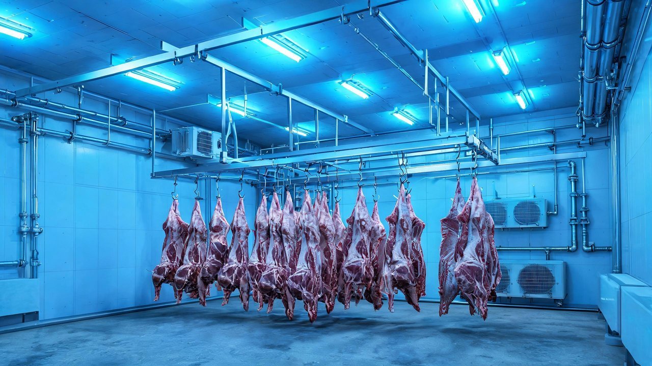 牛肉冷库内部