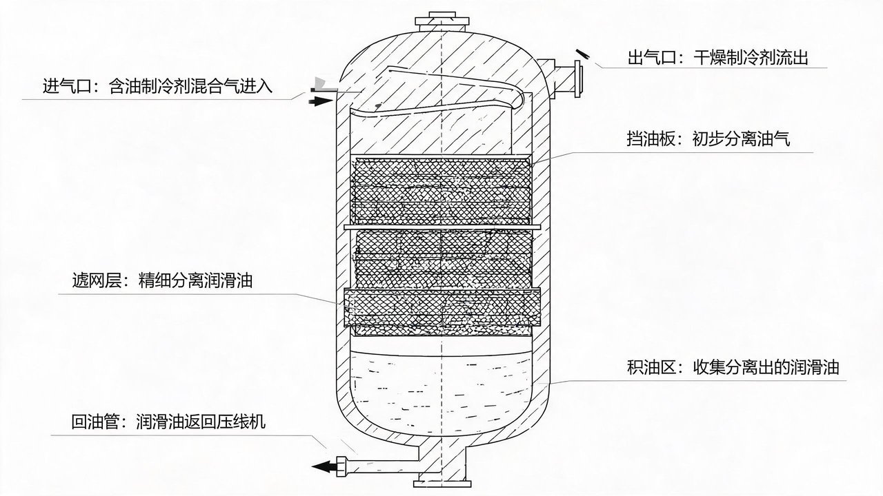 油分离器内部结构