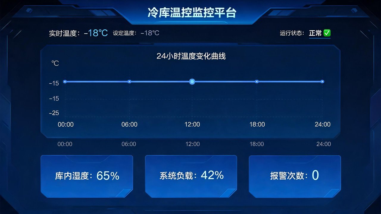 冷库温控监控系统界面