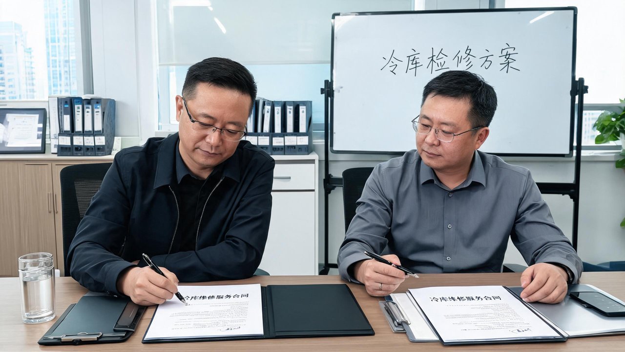 冷库维修合同签署