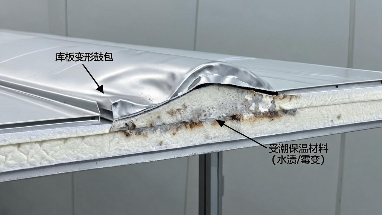 库板变形细节