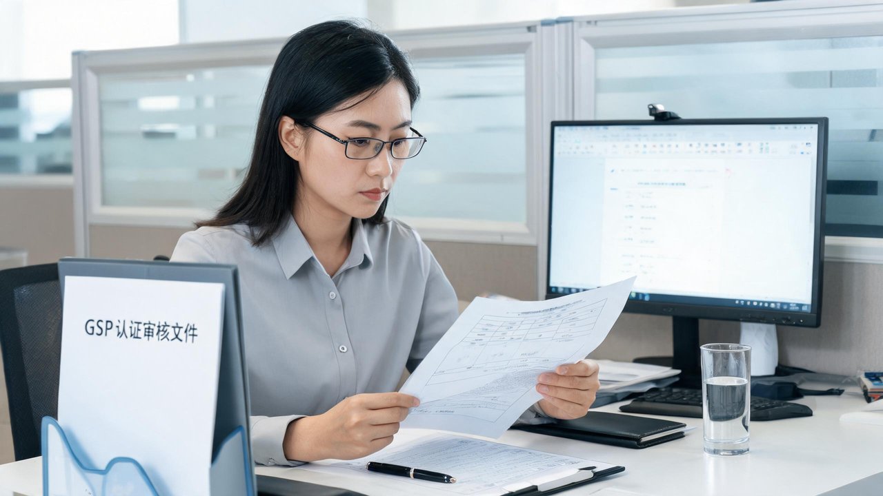质量检验人员审核GSP认证文件