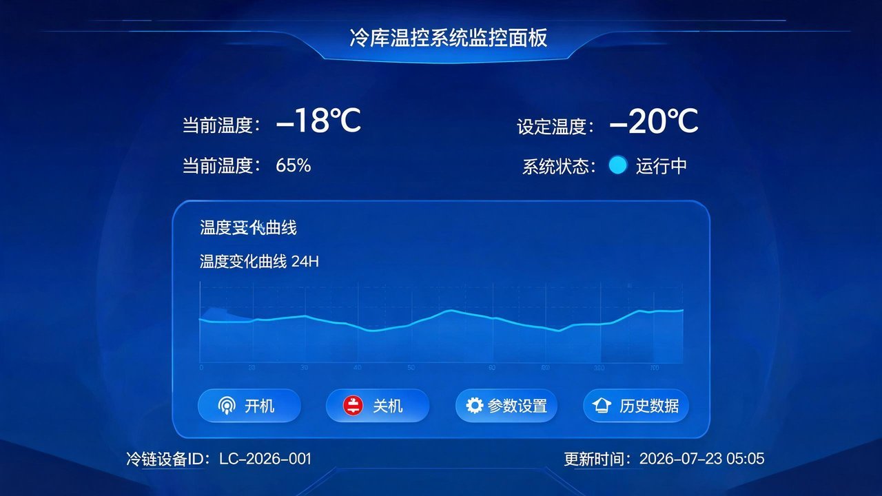温控系统操作面板