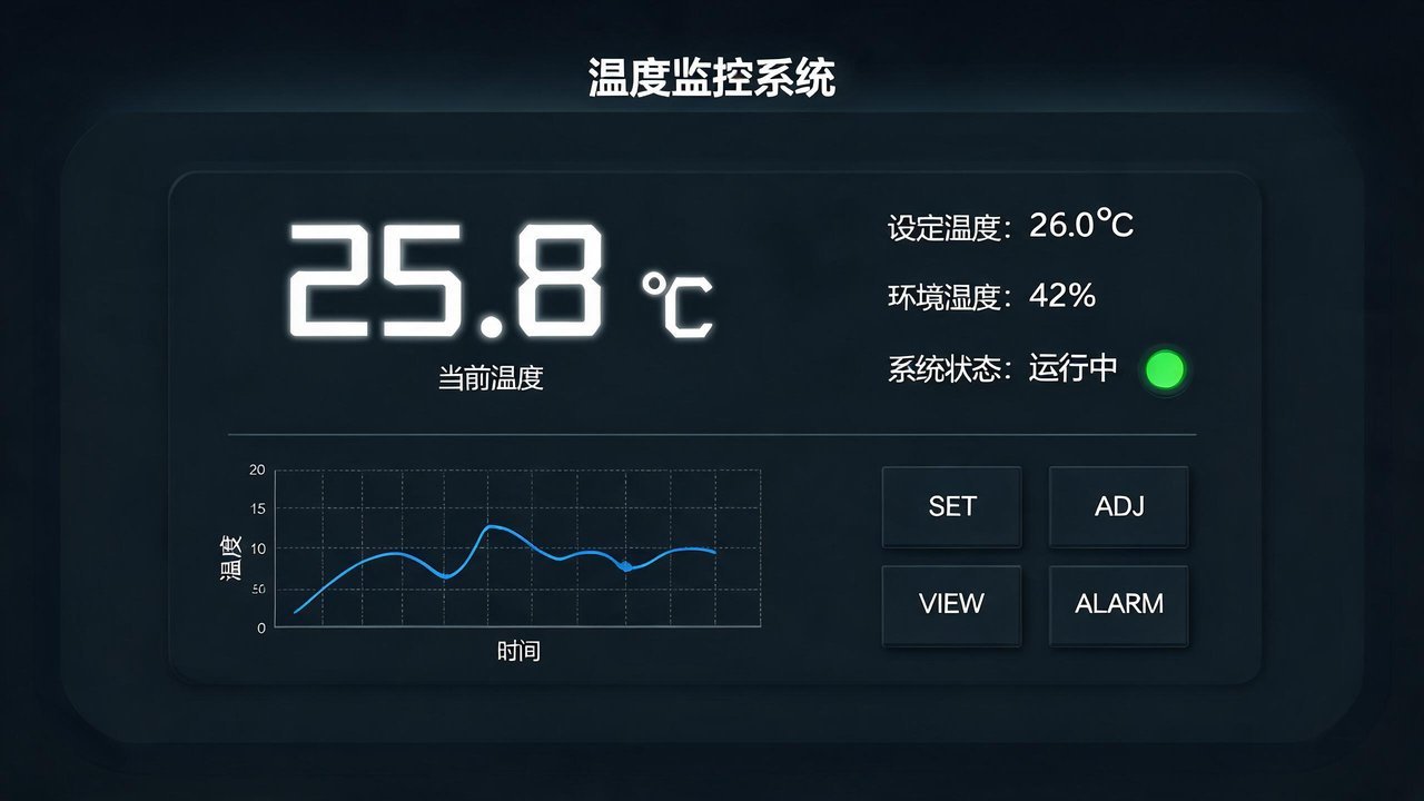 温控系统面板