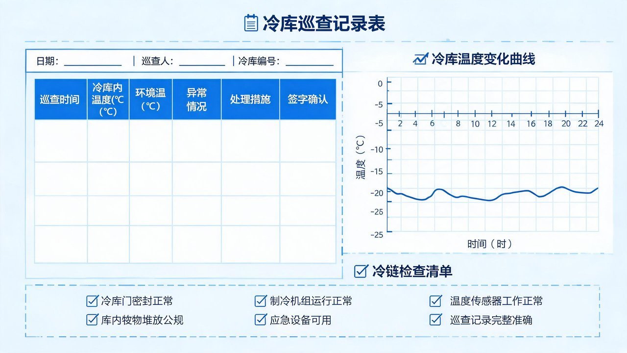 冷库巡检作业