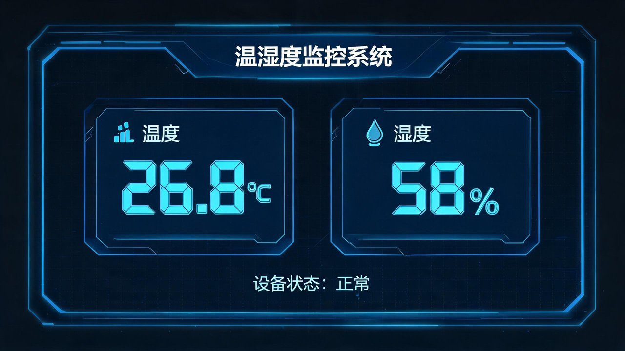 温湿度监控系统显示屏