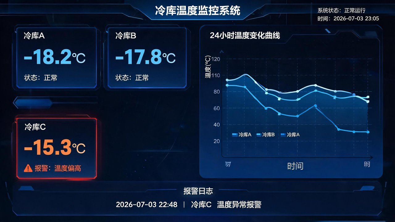 温度监控系统界面