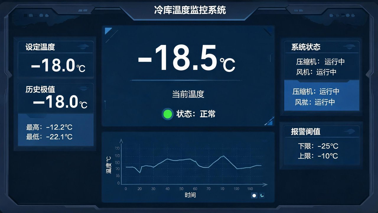 温控监控系统仪表盘