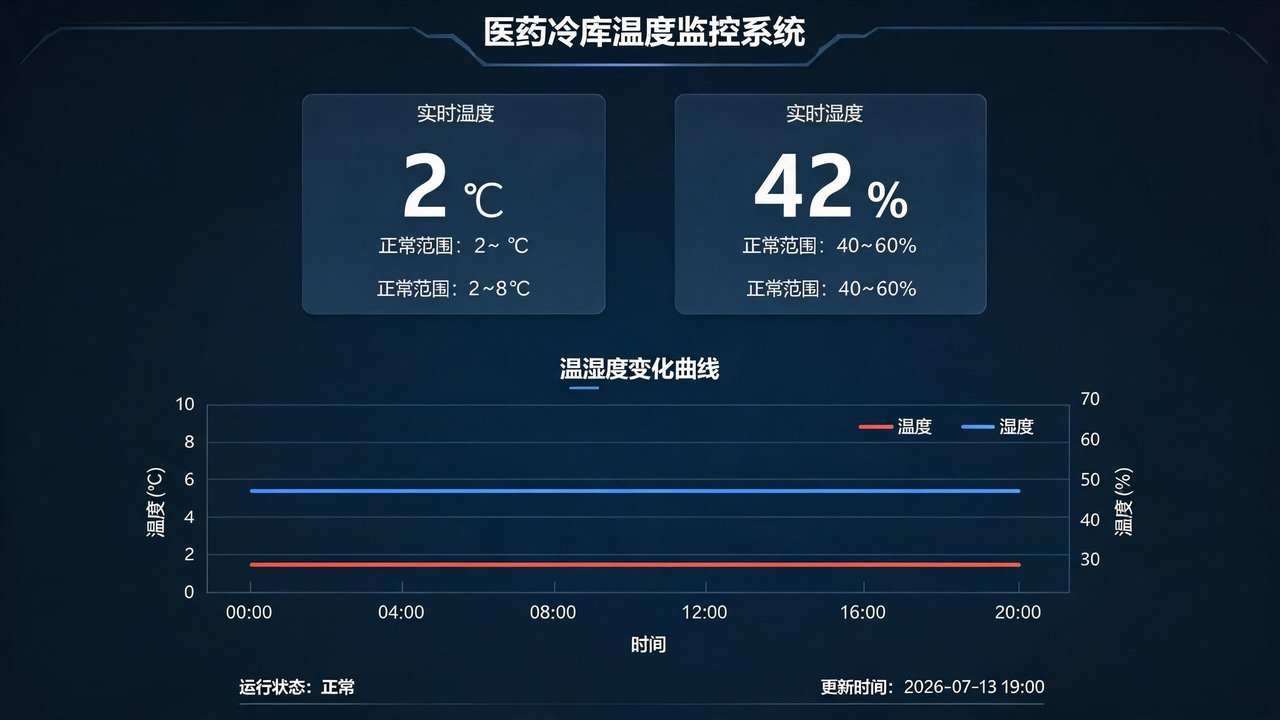 医药冷库温度监控系统