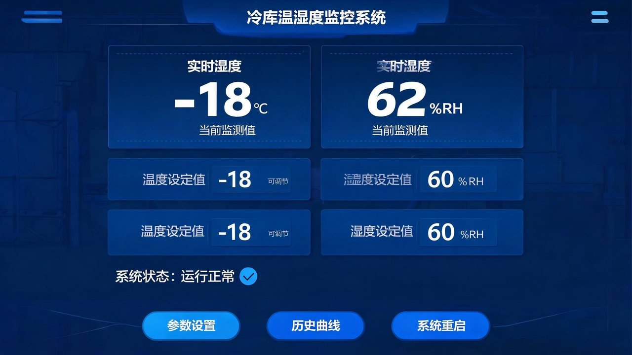 温湿度监控面板