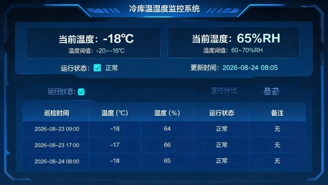 团餐冷库巡查怎么做？一张检查清单讲透温度、设备、卫生三大关