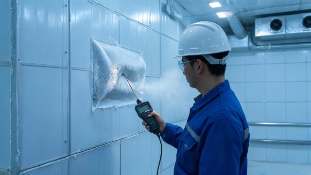 冷库漏氟却找不到漏点？八成藏在保温层里，四步定位法教给你