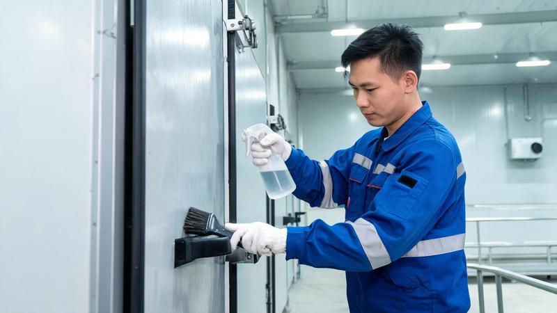 门封条清洁维护