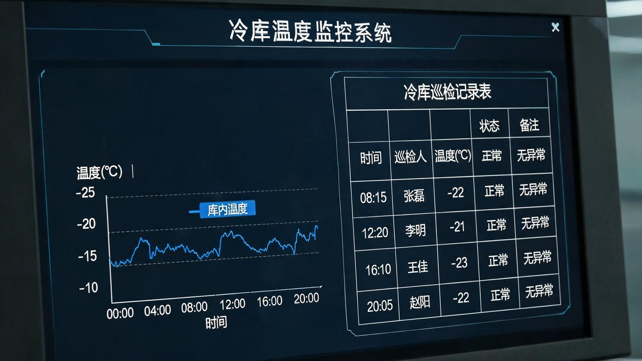 温度监控与巡检记录