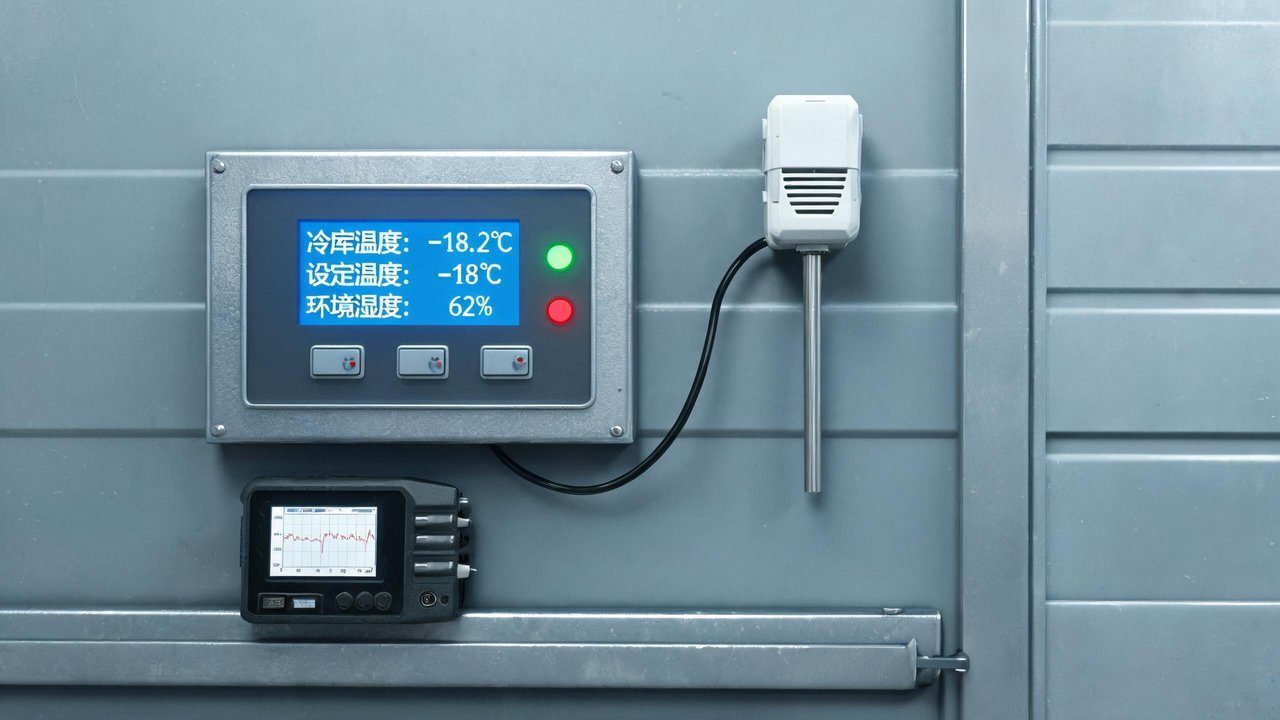 冷库温度监控面板