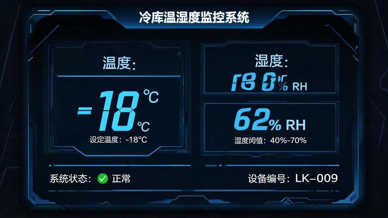 温控系统监测葡萄冷库