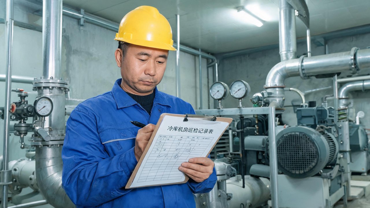 维修师傅检测压缩机电气部件,东亚中国面孔,中国人物