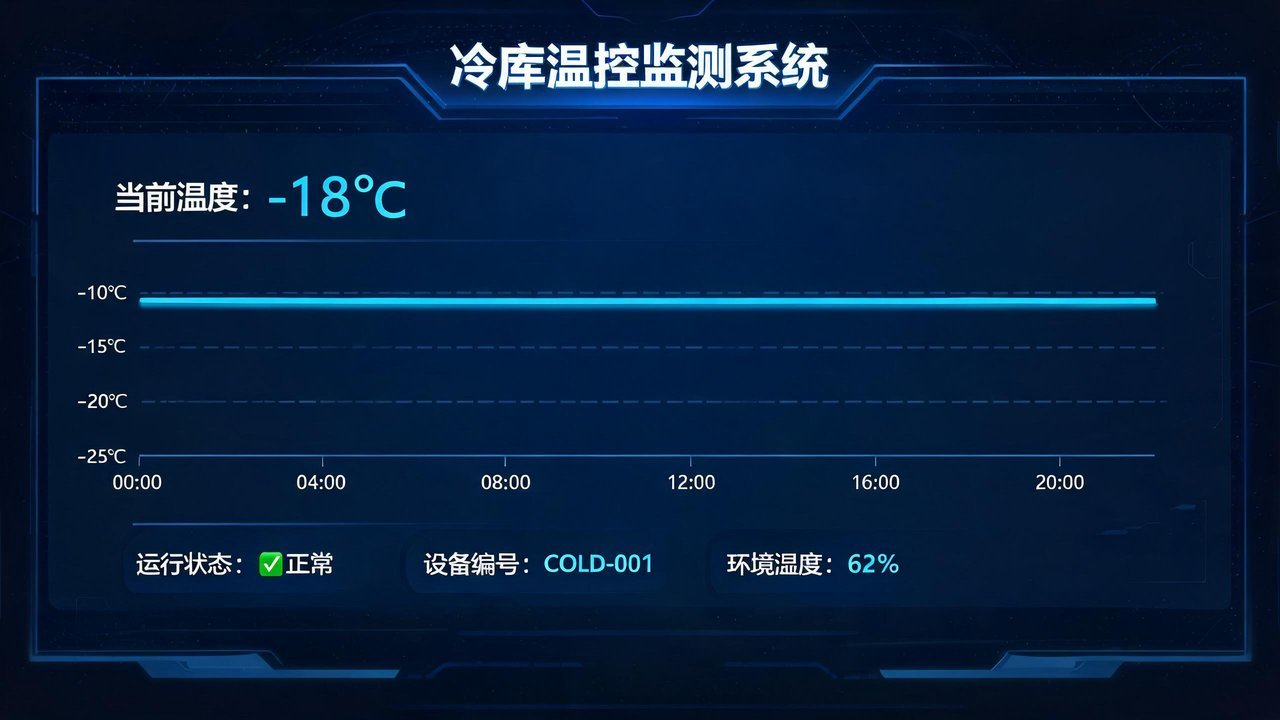冷库温控监测曲线