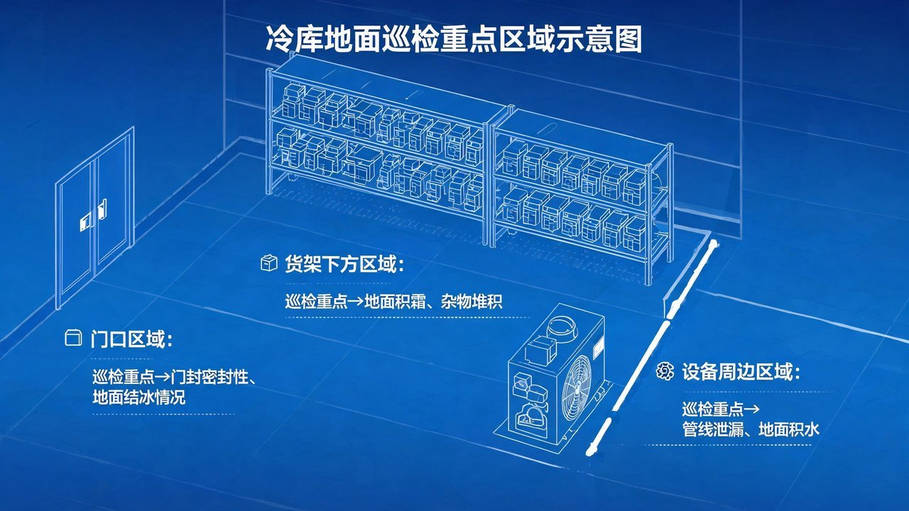 地面巡检重点区域示意