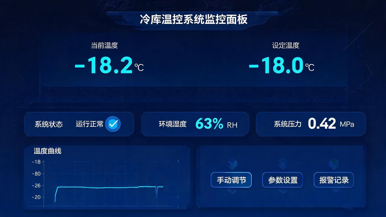 冷库温控系统监控面板