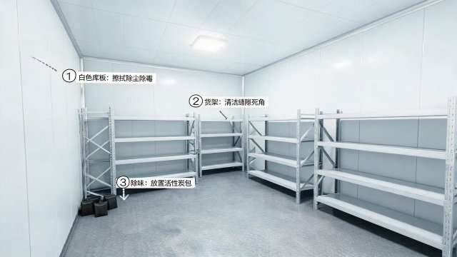 冷库有异味重怎么办？五类来源排查与除味杀菌四步法