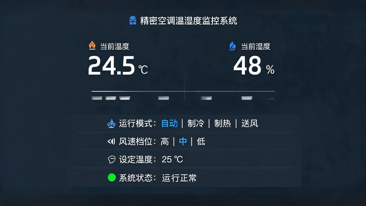 温湿度监控系统面板