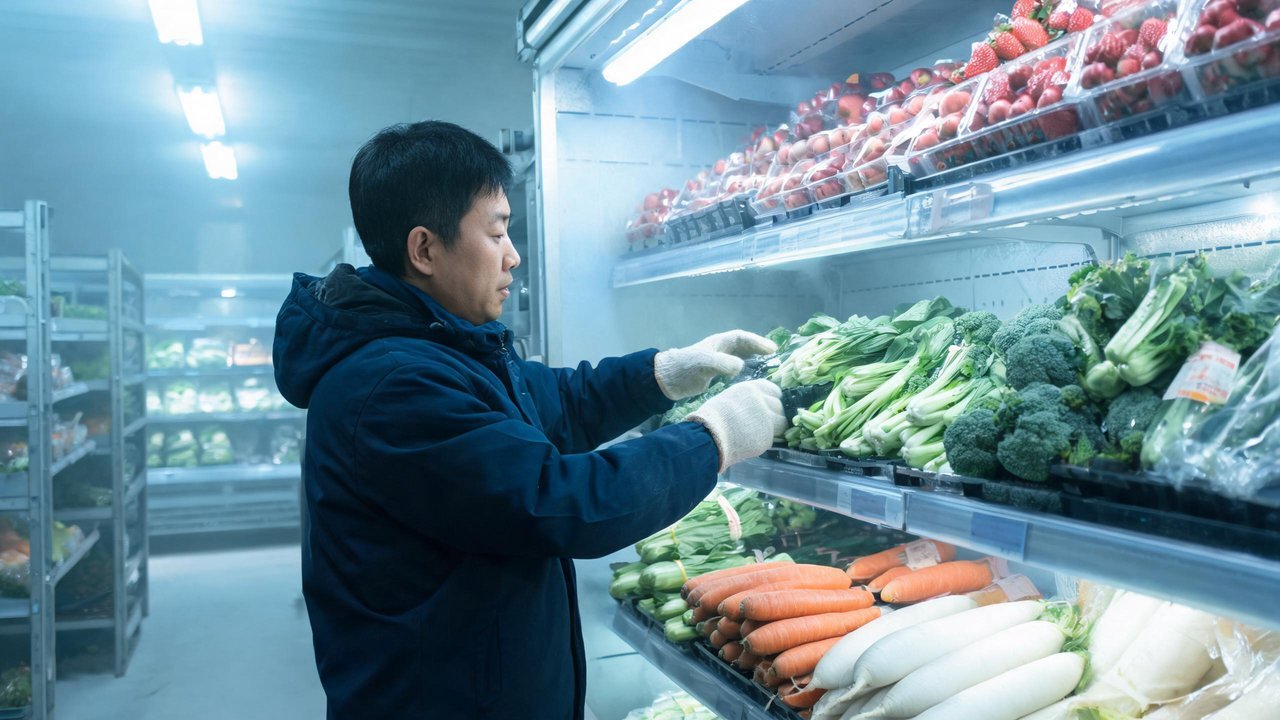 仓库管理员分拣商品