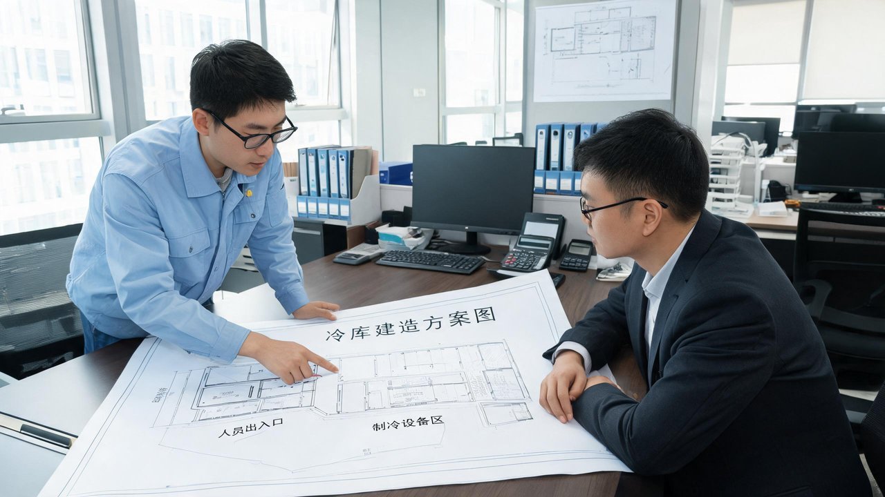 冷库建造方案咨询现场
