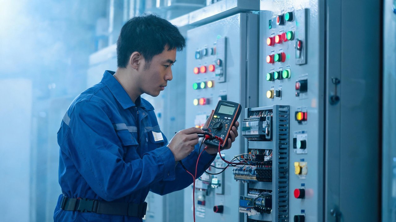 PLC模块指示灯检查