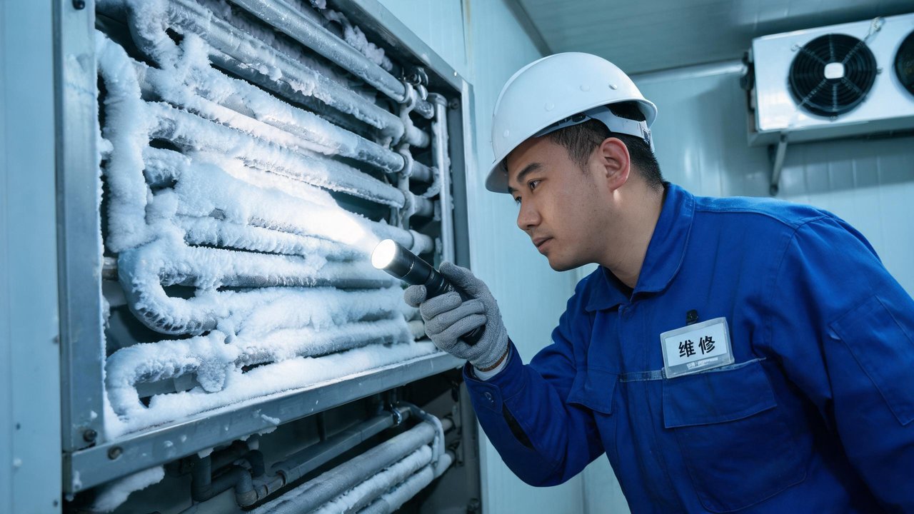 检查蒸发器结霜与除霜