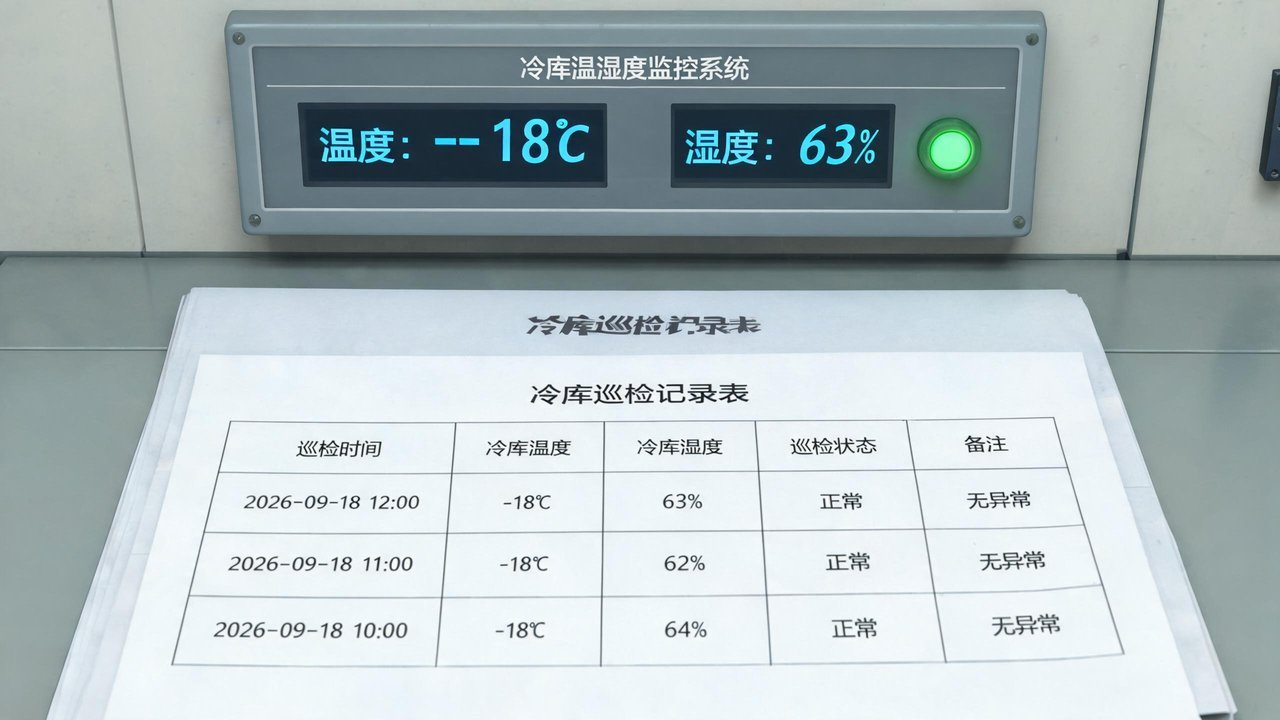冷库温度监控与巡检记录