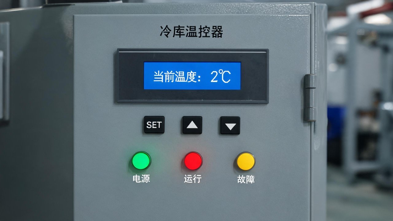 温控电控柜特写