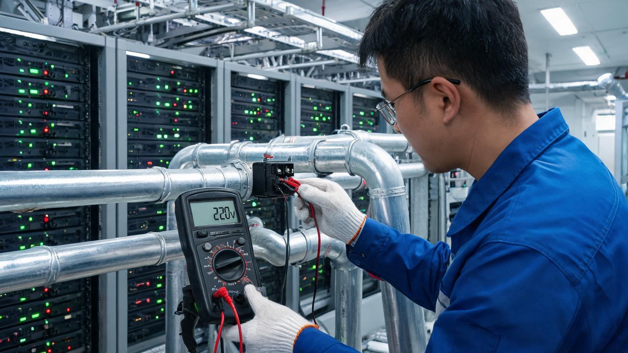 万用表测量电磁阀线圈电压