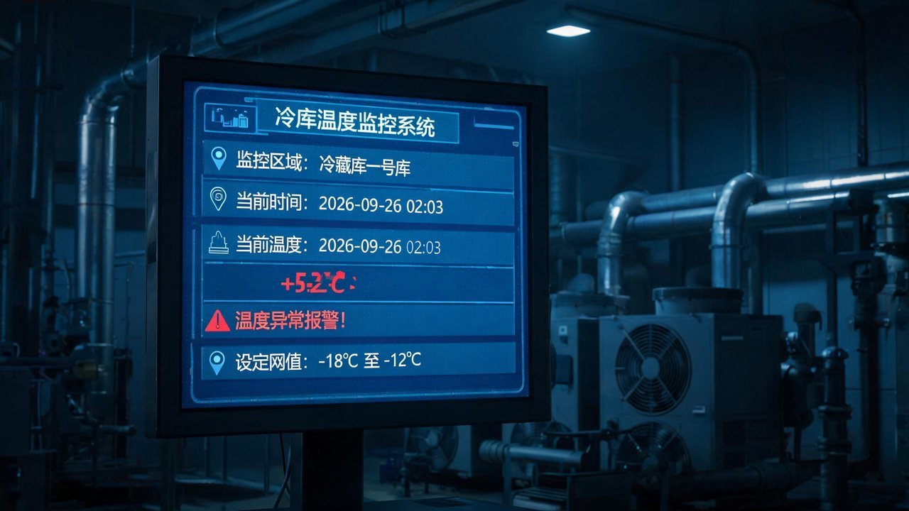 冷库报警监控界面