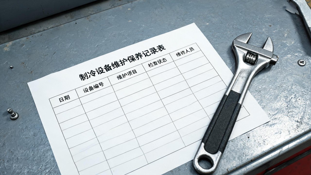 制冷设备维护保养清单表