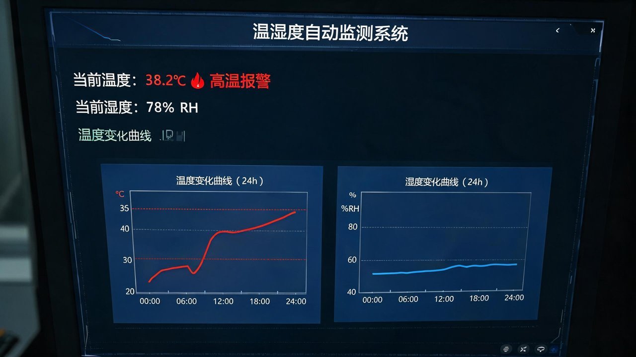 温湿度自动监测系统界面