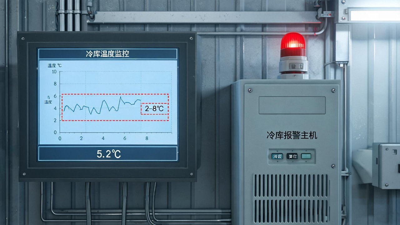 冷库温度监控面板