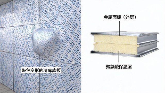 冷库保温层导致库板变形的常见原因及维修方法