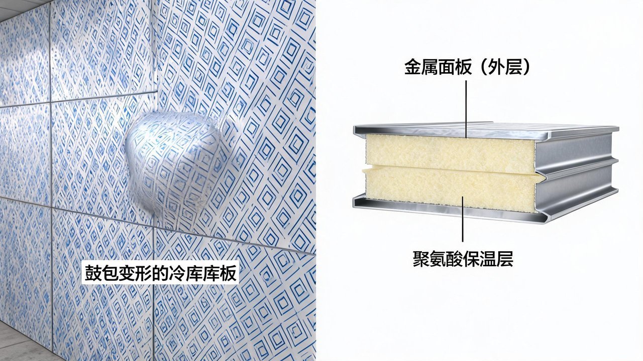 封面:冷库库板变形检查