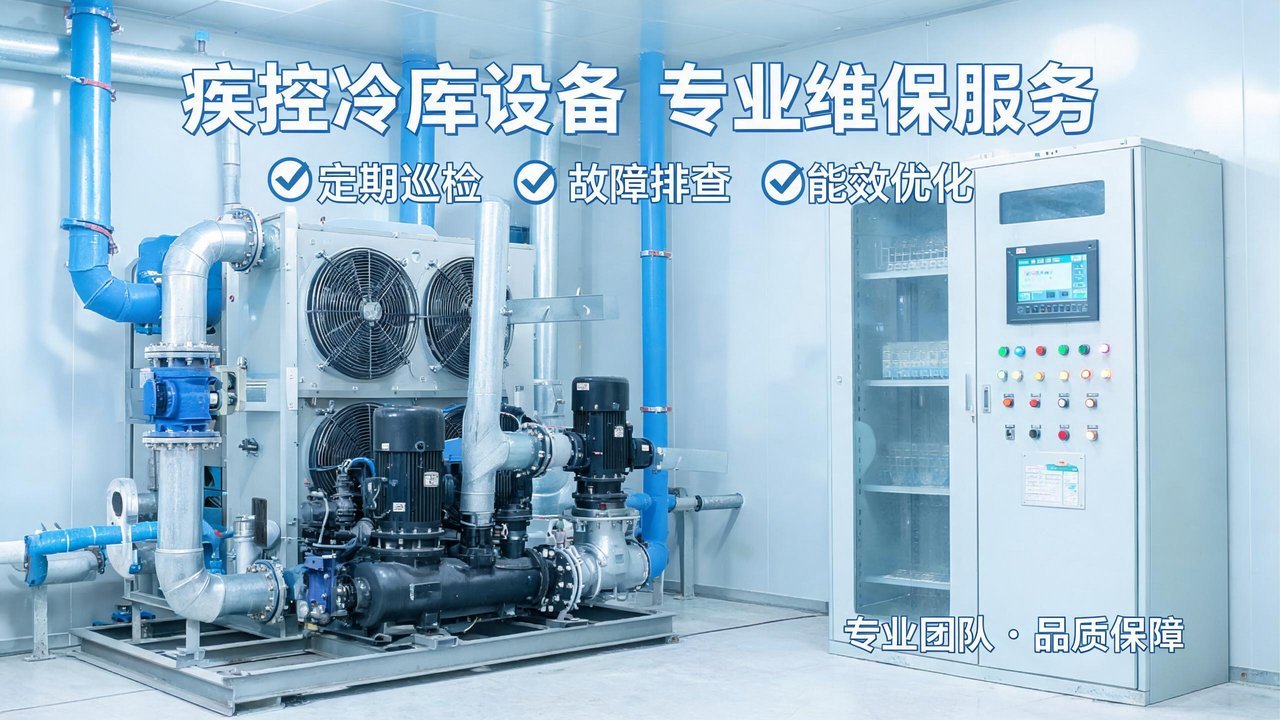 疾控冷库设备间制冷机组
