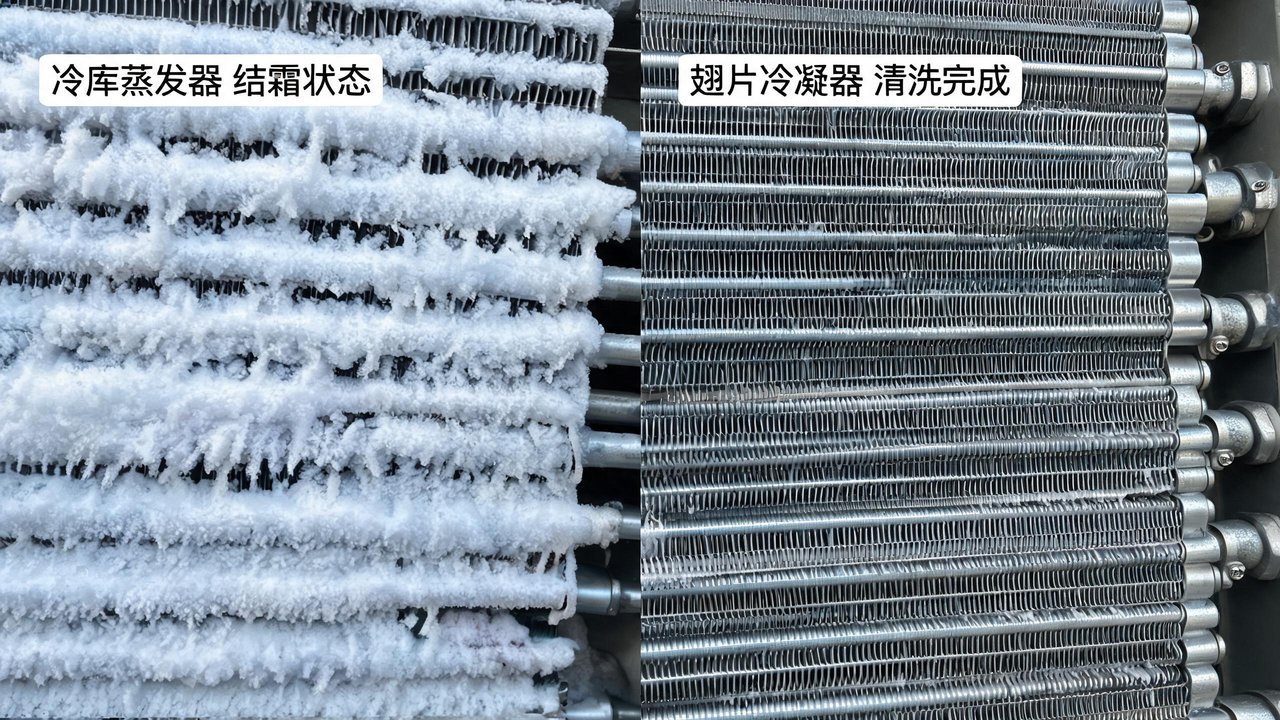 蒸发器结霜与冷凝器清洗