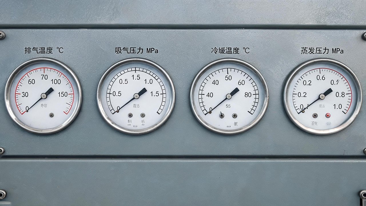 制冷机组运行参数记录