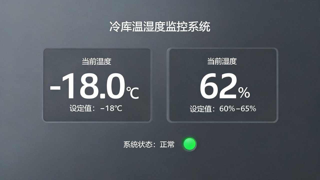温湿度监控系统面板