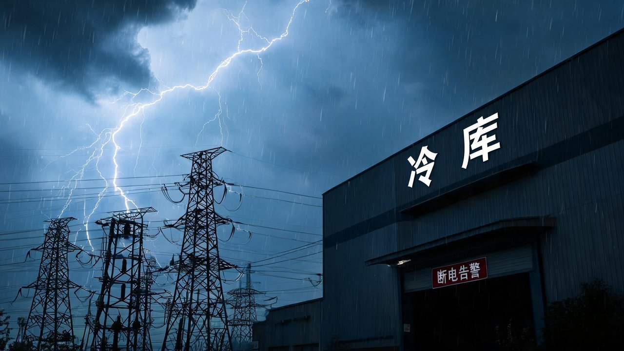 雷雨天气供电线路,冷库断电的典型诱因
