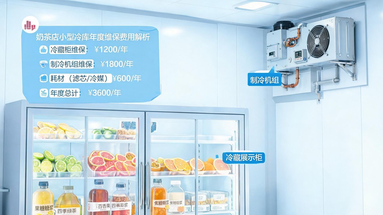 奶茶店冷库维保费用解析