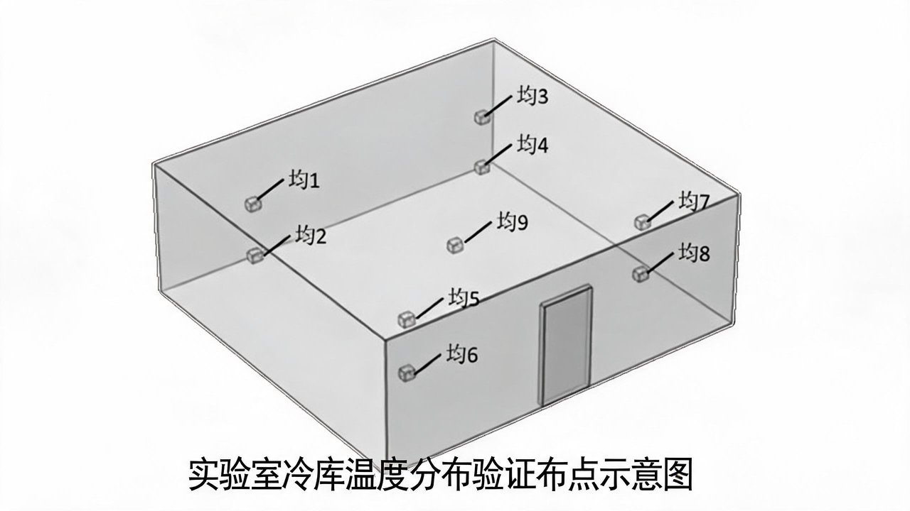 温度分布验证布点示意