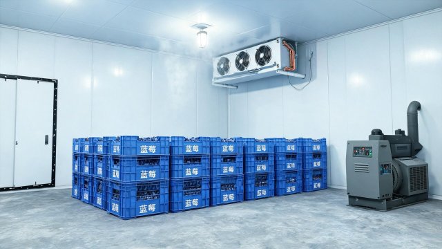 蓝莓冷库断电典型案例与解决方案：从6小时停电到零损耗的完整复盘