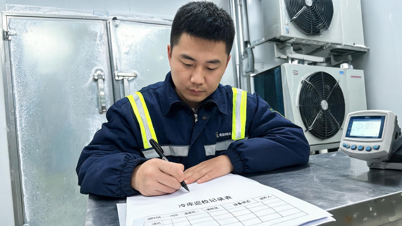 巡检记录表与温湿度、电流数据记录场景