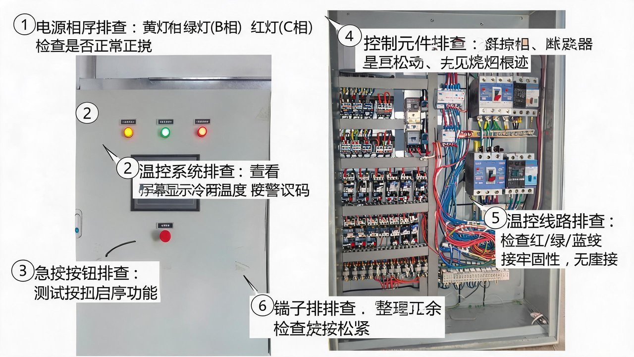 冷库电控柜温控系统排查